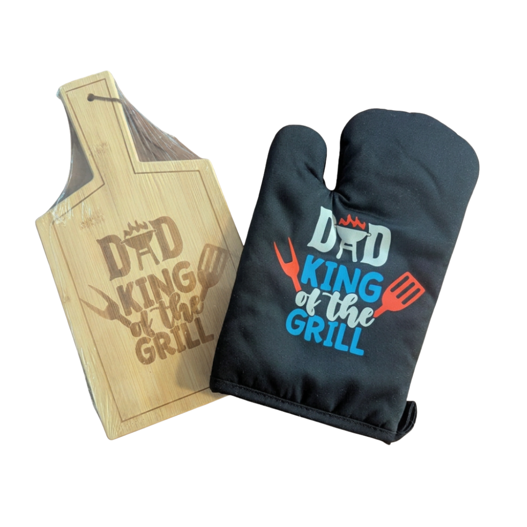 BBQ Mitt and Serving Board | Father's Day Pick