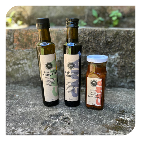NEW Kitchen Classics Trio: Olive Oil, Balsamic Vinegar & Pasta Sauce